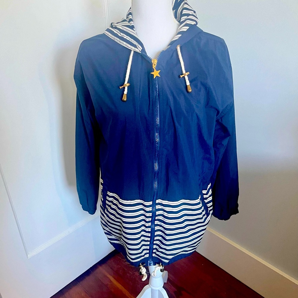 Sailor Style Hooded Jacket